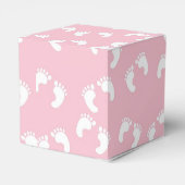 Ballotins Bois rose Floral Rustique Merci Cupcake Box (Arrière)