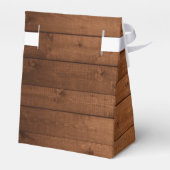 Ballotins Bois rustique et dentelle blanche Anniversaire Tia (Arrière)