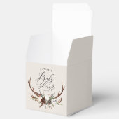 Ballotins Bois rustiques baby shower à fleurs aquarelle (Ouvert)