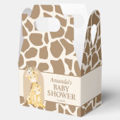 Ballotins Boîte à Baby shower de Giraffe Neutre (Ouvert)