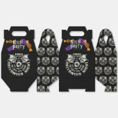 Ballotins Boîte à bonbons pour la fête de sorcière d'Hallowe (Déplié)