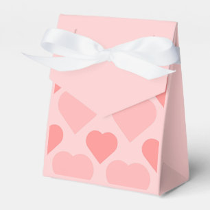 Ballotins Boîte à cadeaux avec motif de petits cœurs rose bl
