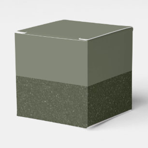 Ballotins Boîte à cadeaux bicolore vert mousse – Personnalis