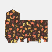 Ballotins Boîte à cadeaux Chute Feuilles Automne (Déplié)