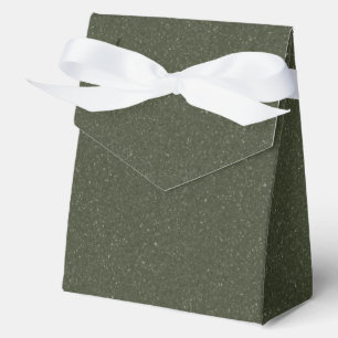 Ballotins Boîte à cadeaux entièrement pailletée verte mousse
