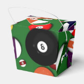 Ballotins Boîte à cadeaux/Favoriser - Billard (Arrière)