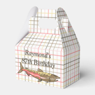 Ballotins Boîte à cadeaux / Favoriser - Saumon Chinook sur P