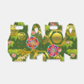 Ballotins Boîte à cadeaux japonais Kimono motif (Déplié)