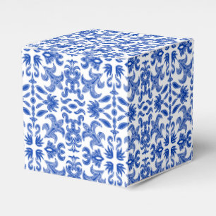 Ballotins Boîte à cadeaux Méditerranéenne Bleue et Blanc