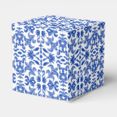 Ballotins Boîte à cadeaux Méditerranéenne Bleue et Blanc (Arrière)