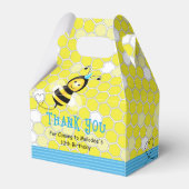 Ballotins Boîte à clapet Joyeux anniversaire abeille (Arrière)