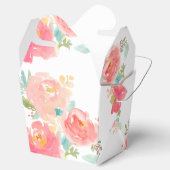 Ballotins boîte à emporter aquarelle florale (Ouvert)