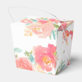 Ballotins boîte à emporter aquarelle florale (Arrière)