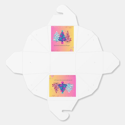 Ballotins Boîte à faveur (Déplié)