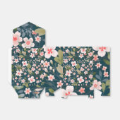 Ballotins Boîte à faveur de petite tente avec ruban ( motif  (Déplié)