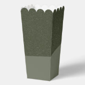 Ballotins Boîte à faveur verte mousse avec dessus texturé –  (Recto)