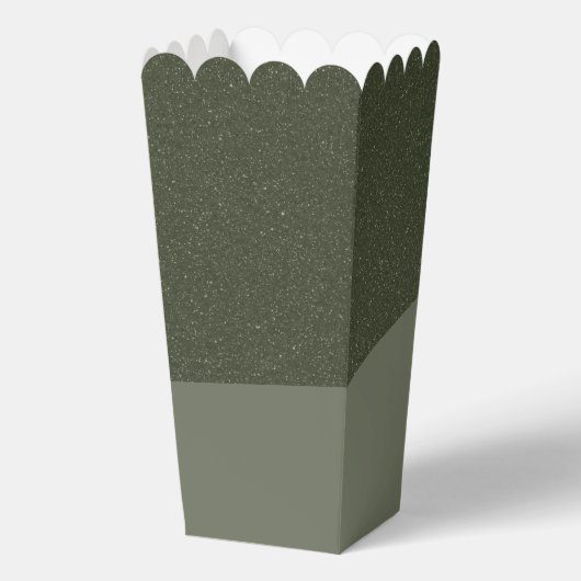 Ballotins Boîte à faveur verte mousse avec dessus texturé –  (Recto)