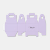 Ballotins Boîte à Faveurs Digitale Lavande (Déplié)