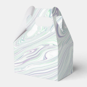 Ballotins Boîte à faveurs en marbre violet-vert