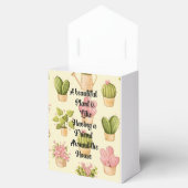 Ballotins Boîte à faveurs petite tente avec ruban et citatio (Ouvert)