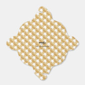 Ballotins Boîte à faveurs "Take Out" fil d'or (Déplié)