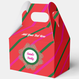 Ballotins Boîte à favoris 5 Rouge(Rose Vert) RFPMDesigns 202