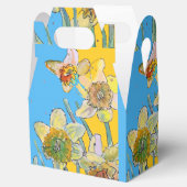 Ballotins Boîte à gâteau d'anniversaire avec peinture de fle (Ouvert)