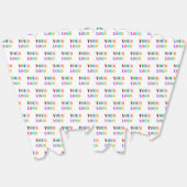 Ballotins Boîte à maïs-popcorn personnalisée (Déplié)