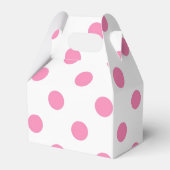 Ballotins Boîte à motif à points rose Polka (Verso)