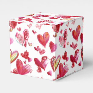 Ballotins Boîte à papier Flying Love Hearts