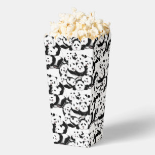 Ballotins Boîte à pop-corn de Panda drôle