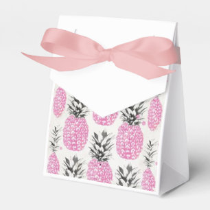 Ballotins Boîte à ruban Pink Pineapple Favor