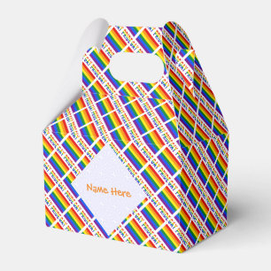 Ballotins Boîte à toit personnalisée Gay Pride LGBTQ