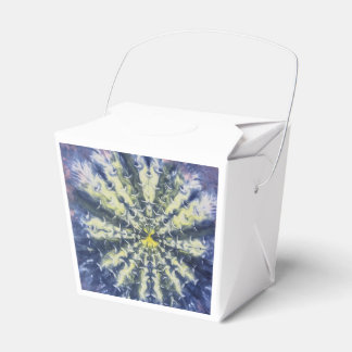 Ballotins Boîte alimentaire à plumes de paon abstraite