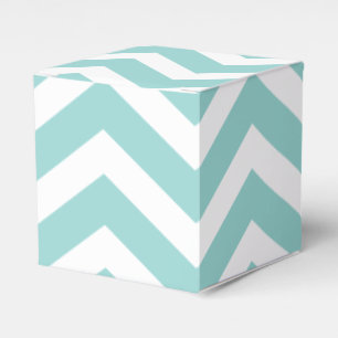 Ballotins Boîte Aqua Chevron