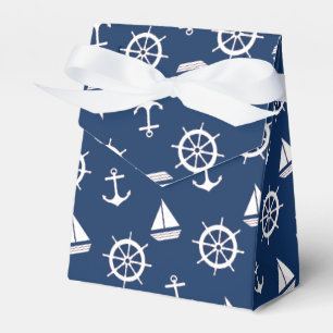 Ballotins Boîte cadeau Ancre bleu marine
