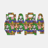 Ballotins Boîte cadeau Animaux de ferme amusants (Déplié)