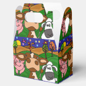 Ballotins Boîte cadeau Animaux de ferme amusants (Ouvert)