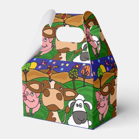 Ballotins Boîte cadeau Animaux de ferme amusants (Verso)