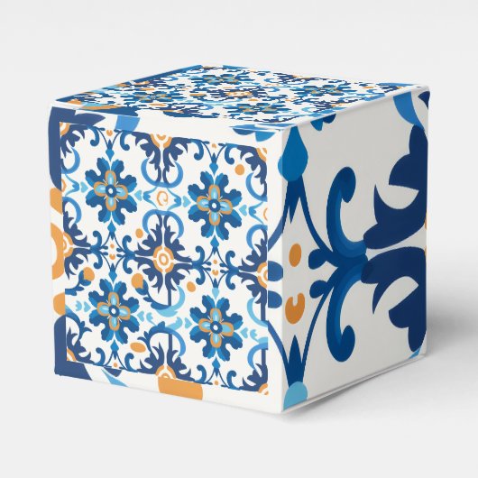 Ballotins Boîte cadeau bleue et Brown (Verso)