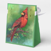 Ballotins Boîte Cadeau Cardinal Rouge Nord (Arrière)