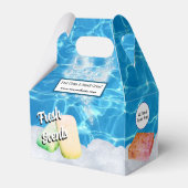 Ballotins Boîte cadeau client de savon de bain biologique (Arrière)