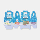 Ballotins Boîte cadeau client de savon de bain biologique (Déplié)