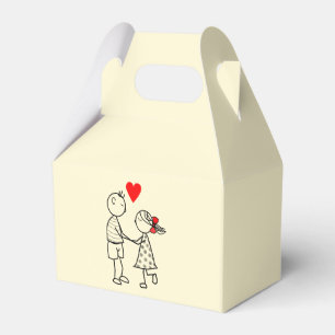 Ballotins Boîte Cadeau Couple Cute - Personnalisable