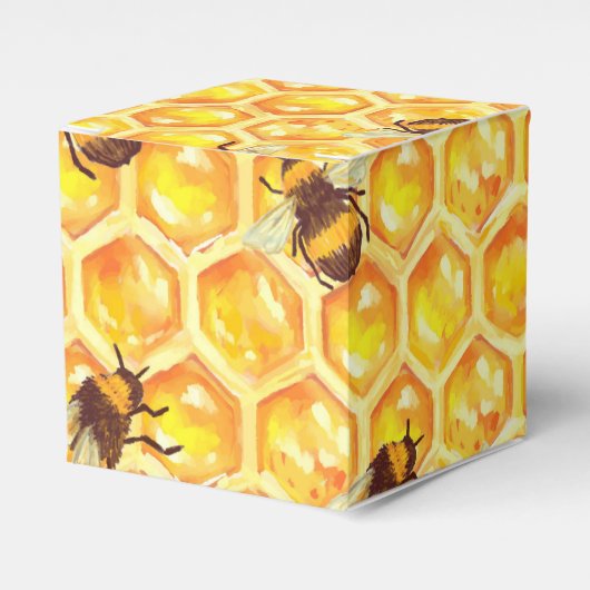 Ballotins Boîte cadeau d'abeille miel (Verso)