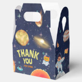 Ballotins Boîte cadeau d'anniversaire espace, ballotin d'ann (Ouvert)