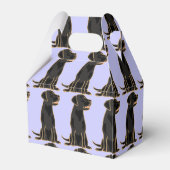 Ballotins Boîte cadeau de Black Labrador Retriever (Arrière)