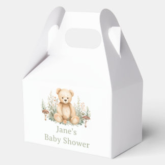 Ballotins Boîte-cadeau de bois Ourson Sage