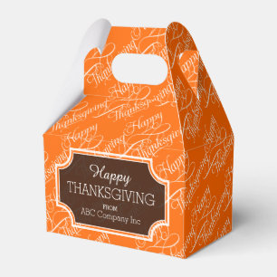Ballotins Boîte-cadeau de bon thanksgiving
