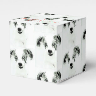 Ballotins Boîte cadeau de croquis de chiot de chien mignon